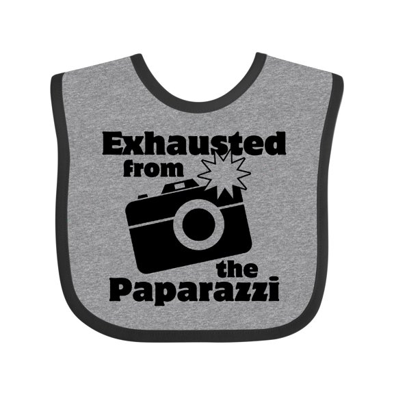 Inktastic Paparazzi Boys or Girls Baby Bib