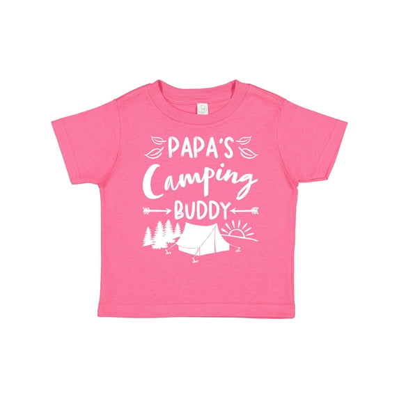 Inktastic Papas Camping Buddy Boys or Girls Toddler T-Shirt