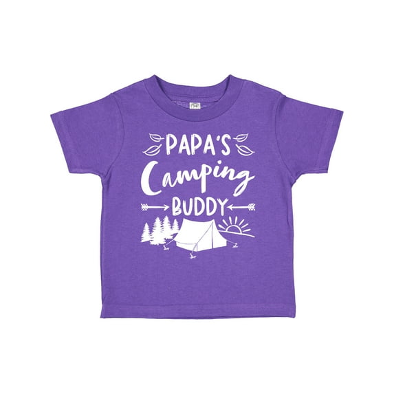 Inktastic Papas Camping Buddy Boys or Girls Toddler T-Shirt