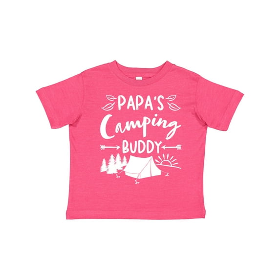 Inktastic Papas Camping Buddy Boys or Girls Toddler T-Shirt