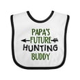 thumbnail image 1 of Inktastic Papas Future Hunting Buddy Boys or Girls Baby Bib, 1 of 4