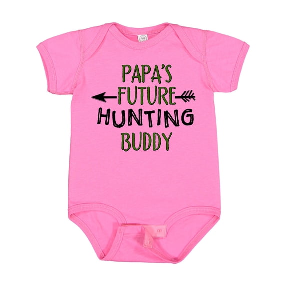 Inktastic Papas Future Hunting Buddy Boys or Girls Baby Bodysuit