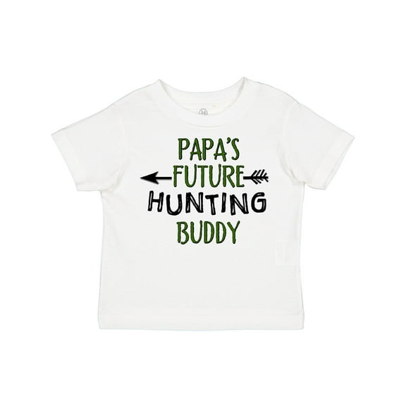 Inktastic Papas Future Hunting Buddy Boys or Girls Toddler T-Shirt