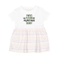 thumbnail image 1 of Inktastic Papas Future Hunting Buddy Girls Baby Dress, 1 of 5