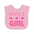 thumbnail image 1 of Inktastic Papas Girl Granddaughter Girls Baby Bib, 1 of 4