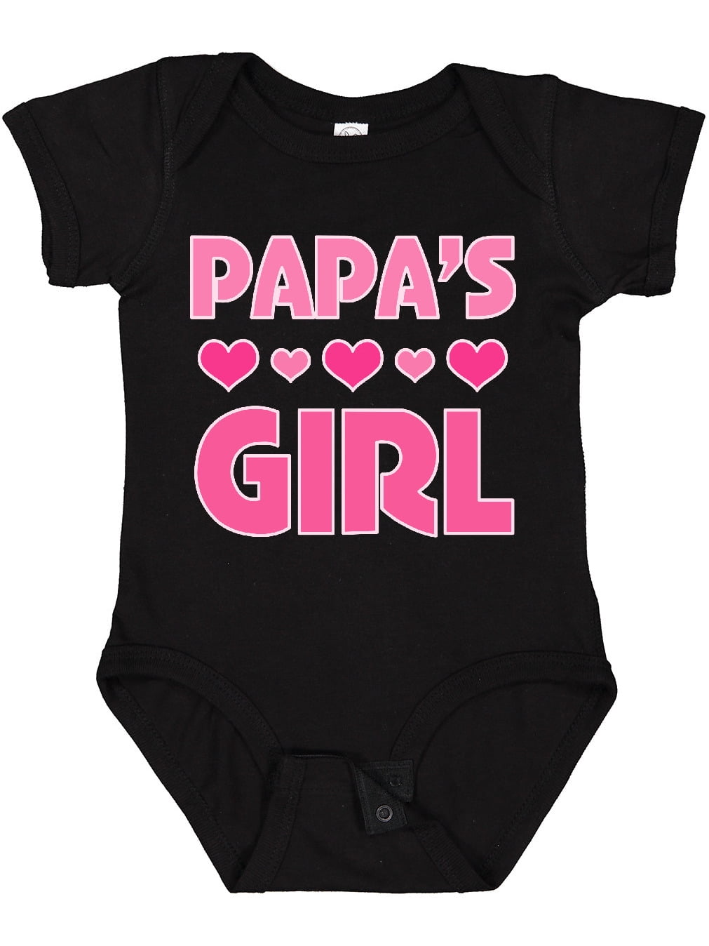Inktastic Papas Girl Granddaughter Girls Baby Bodysuit