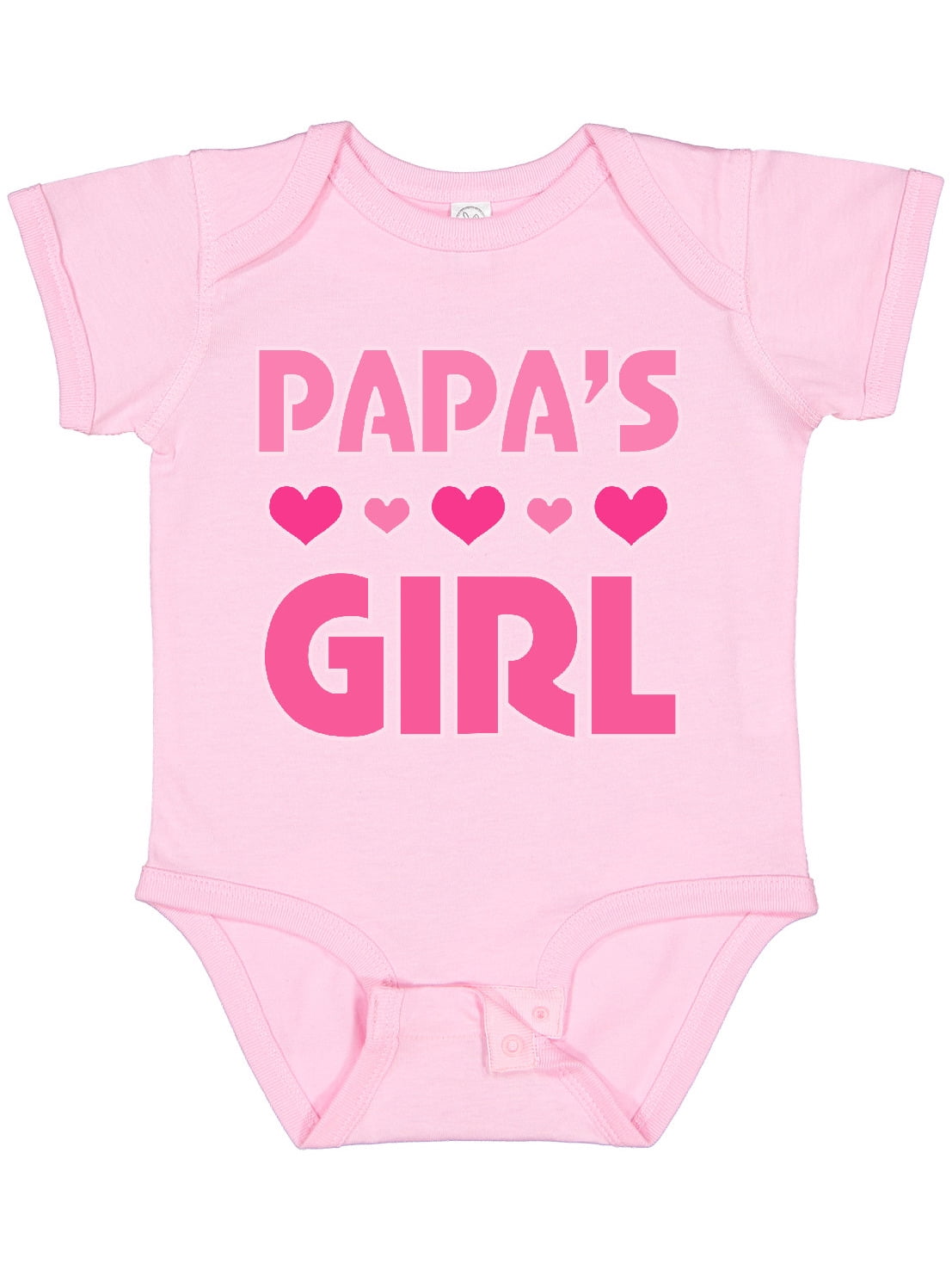 Inktastic Papas Girl Granddaughter Girls Baby Bodysuit