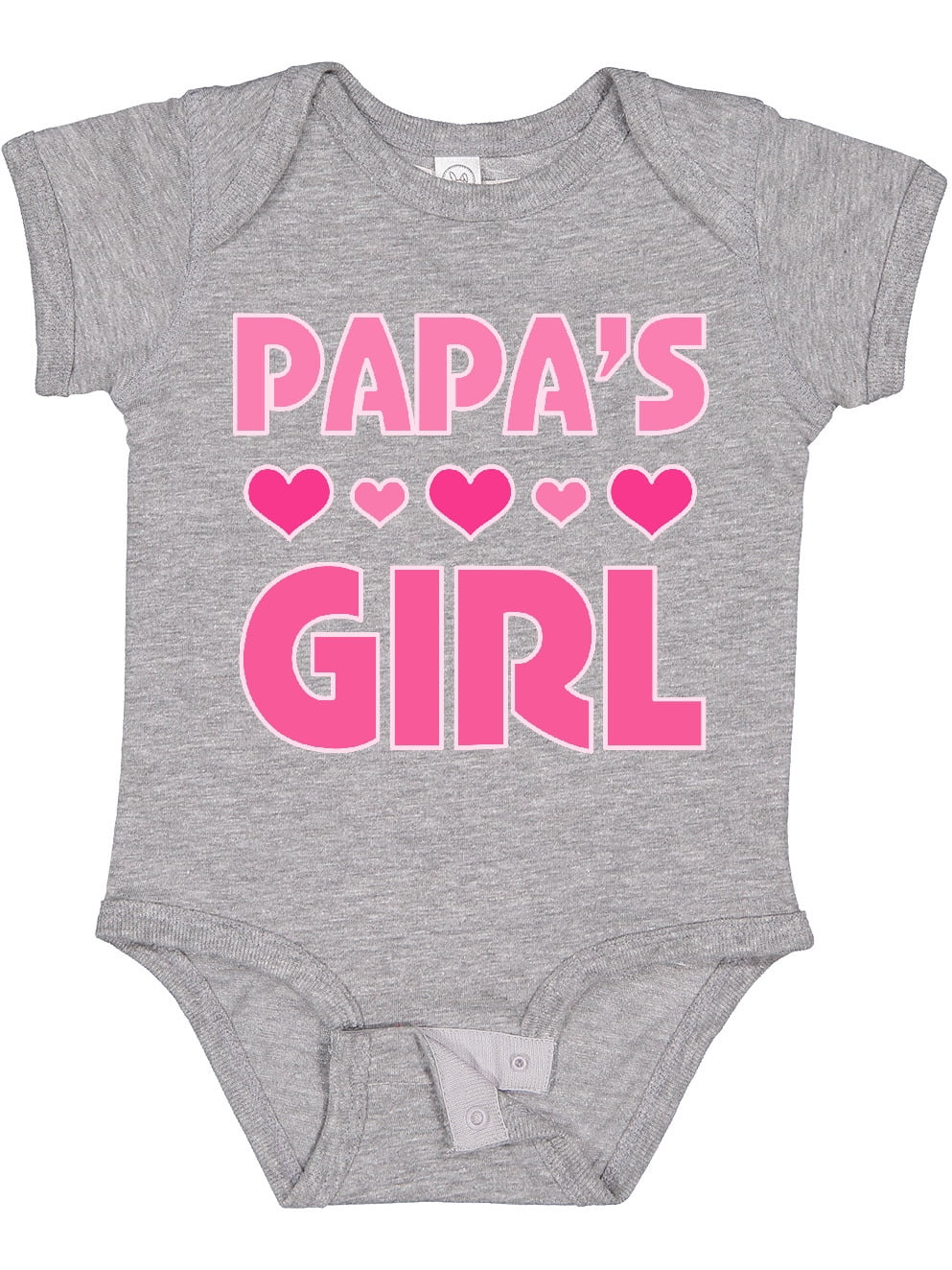 Inktastic Papas Girl Granddaughter Girls Baby Bodysuit
