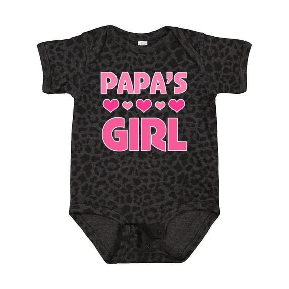 Inktastic Papas Girl Granddaughter Girls Baby Bodysuit