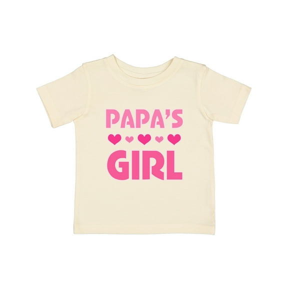 Inktastic Papas Girl Granddaughter Girls Baby T-Shirt