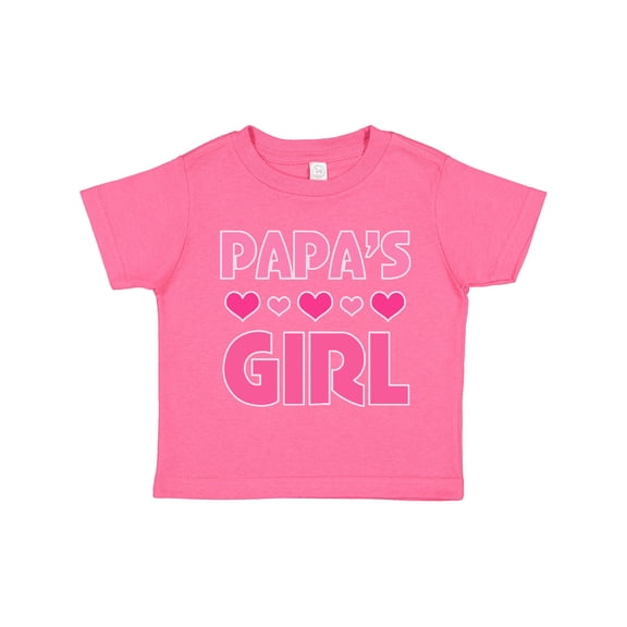 Inktastic Papas Girl Granddaughter Girls Toddler T-Shirt