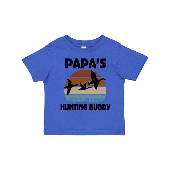 Inktastic Papas Hunting Buddy Duck Hunter Boys Toddler T-Shirt