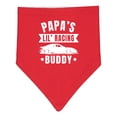 thumbnail image 1 of Inktastic Papas Lil Racing Buddy Baby Bandana Bib, 1 of 4