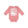 thumbnail image 1 of Inktastic Papas Lil Racing Buddy Boys or Girls Long Sleeve Baby Bodysuit, 1 of 5