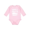 thumbnail image 1 of Inktastic Papas Lil Racing Buddy Boys or Girls Long Sleeve Baby Bodysuit, 1 of 5