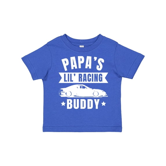 Inktastic Papas Lil Racing Buddy Boys or Girls Toddler T-Shirt