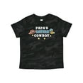 thumbnail image 1 of Inktastic Papas Little Cowboy with Cowboy Hat and Boots Boys Toddler T-Shirt, 1 of 5