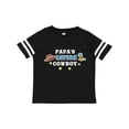 thumbnail image 1 of Inktastic Papas Little Cowboy with Cowboy Hat and Boots Boys Toddler T-Shirt, 1 of 5