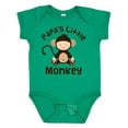 thumbnail image 1 of Inktastic Papas Little Monkey Boys Funny Boys or Girls Baby Bodysuit, 1 of 5