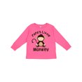 thumbnail image 1 of Inktastic Papas Little Monkey Boys Funny Boys or Girls Long Sleeve Toddler T-Shirt, 1 of 5