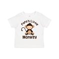 thumbnail image 1 of Inktastic Papas Little Monkey Boys Funny Boys or Girls Toddler T-Shirt, 1 of 5
