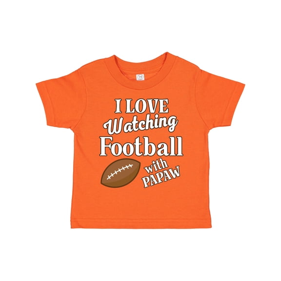 Inktastic Papaw Football Grandson Gift Boys or Girls Toddler T-Shirt