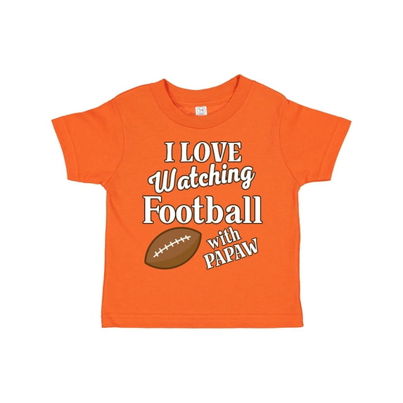 Inktastic Papaw Football Grandson Gift Boys or Girls Toddler T-Shirt