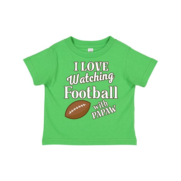Inktastic Papaw Football Grandson Gift Boys or Girls Toddler T-Shirt
