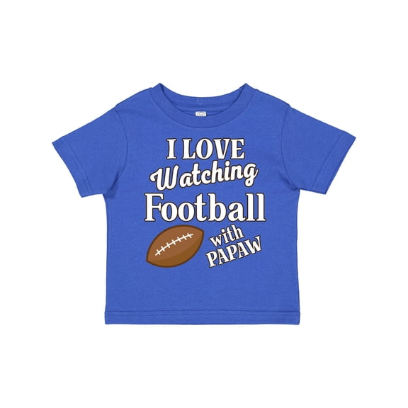 Inktastic Papaw Football Grandson Gift Boys or Girls Toddler T-Shirt