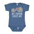 thumbnail image 1 of Inktastic Papaw Grandpa Loves Me Boys or Girls Baby Bodysuit, 1 of 5