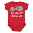 thumbnail image 1 of Inktastic Papaw Grandpa Loves Me Boys or Girls Baby Bodysuit, 1 of 5