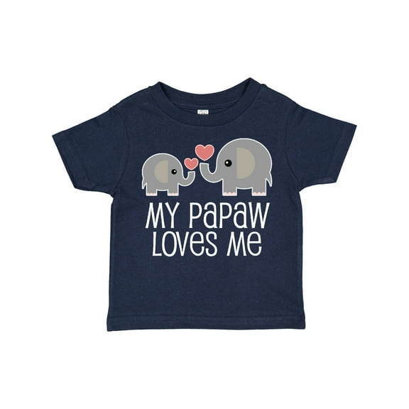 Inktastic Papaw Grandpa Loves Me Boys or Girls Toddler T-Shirt