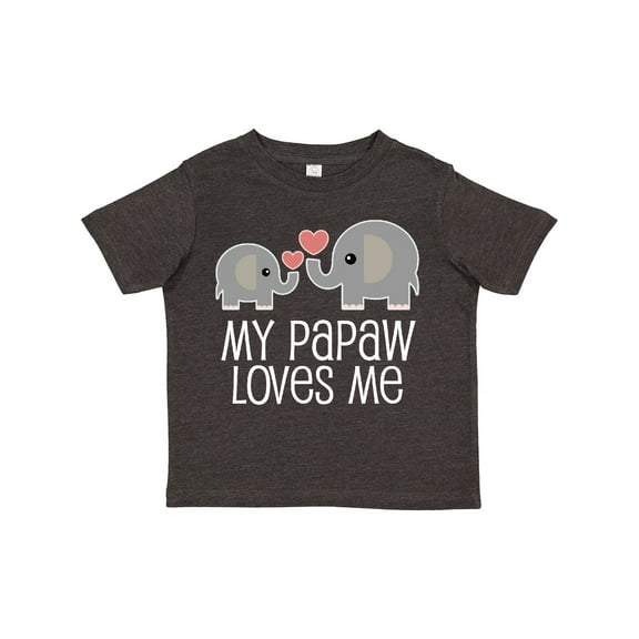 Inktastic Papaw Grandpa Loves Me Boys or Girls Toddler T-Shirt