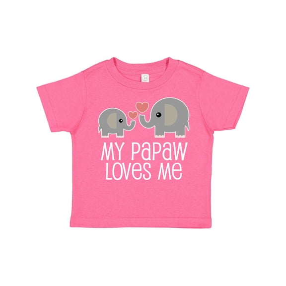 Inktastic Papaw Grandpa Loves Me Boys or Girls Toddler T-Shirt