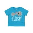 thumbnail image 1 of Inktastic Papaw Grandpa Loves Me Boys or Girls Toddler T-Shirt, 1 of 5