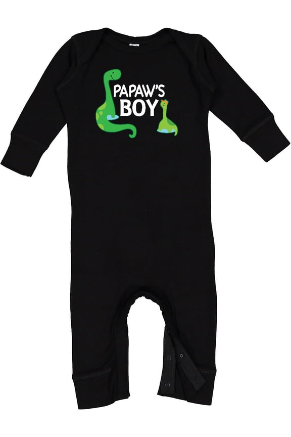 Papaw's Boy Grandson Baby Romper Coveralls