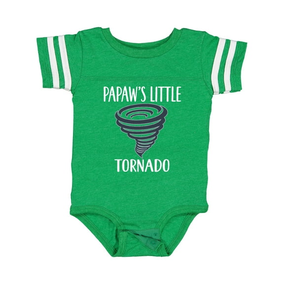 Inktastic Papaws Little Tornado Boys Grandson Boys Baby Bodysuit