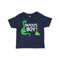 thumbnail image 1 of Inktastic Papou's Boy Grandson Dinosaur Boys Toddler T-Shirt, 1 of 5