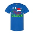 thumbnail image 1 of Inktastic Pappy Claus with Christmas Santa Hat and Snowflakes T-Shirt, 1 of 5