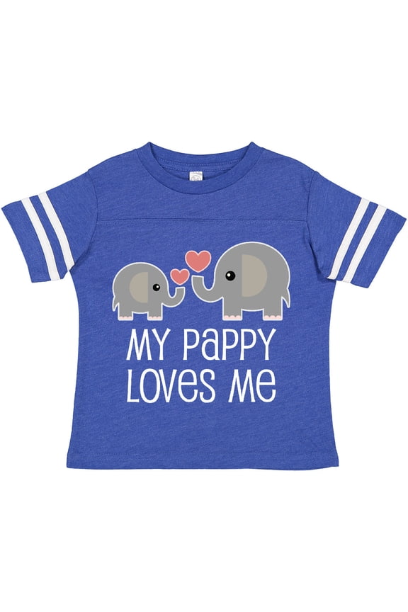 Pappy Loves Me Grandson Gift Boys or Girls Toddler T-Shirt
