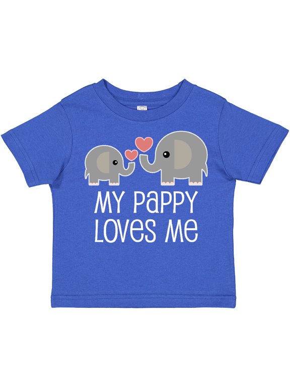Pappy Loves Me Grandson Gift Boys or Girls Toddler T-Shirt