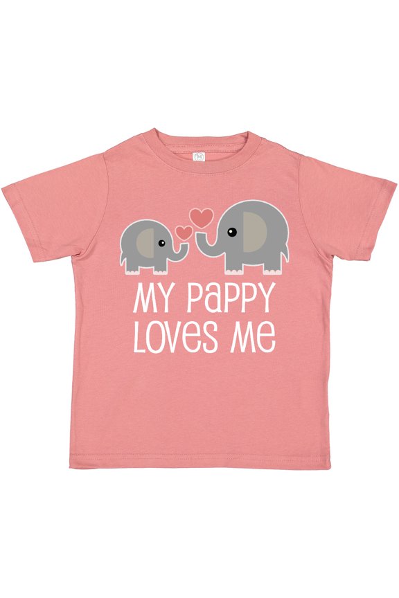 Pappy Loves Me Grandson Gift Boys or Girls Toddler T-Shirt
