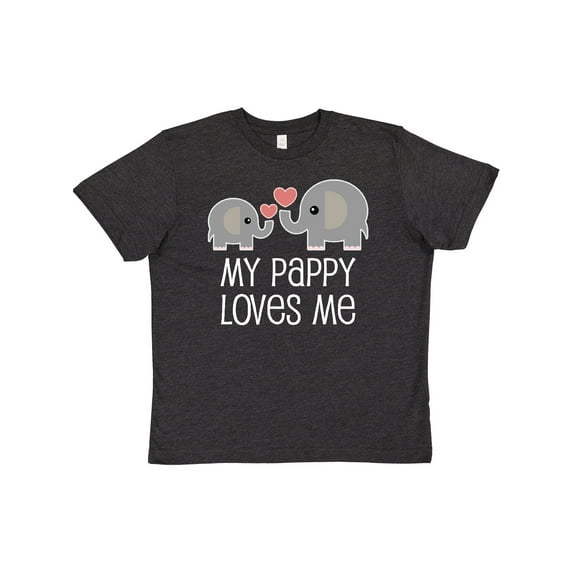 Inktastic Pappy Loves Me Grandson Gift Youth T-Shirt