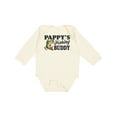 thumbnail image 1 of Inktastic Pappy's Fishing Buddy Boys Long Sleeve Baby Bodysuit, 1 of 5