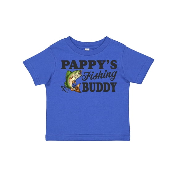 Inktastic Pappy's Fishing Buddy Boys Toddler T-Shirt