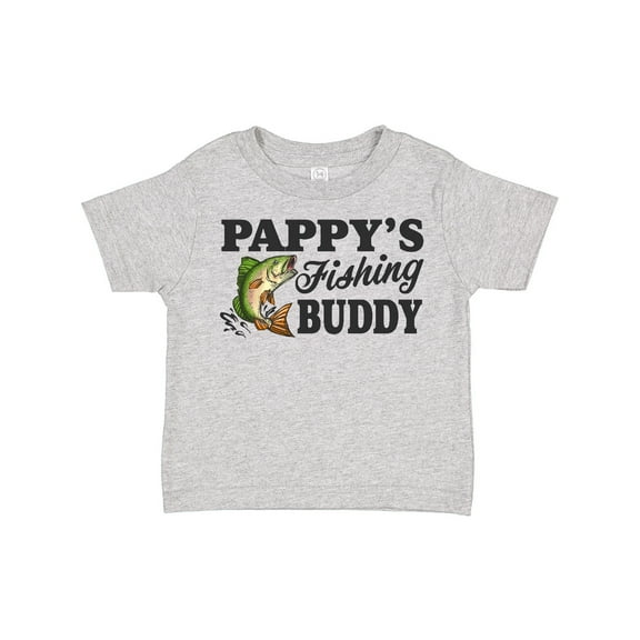 Inktastic Pappy's Fishing Buddy Boys Toddler T-Shirt