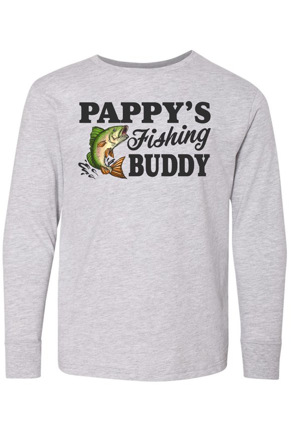 Pappy's Fishing Buddy Long Sleeve Youth T-Shirt