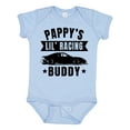 thumbnail image 1 of Inktastic Pappy's Lil' Racing Buddy with Car Silhouette Boys or Girls Baby Bodysuit, 1 of 5