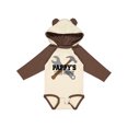 thumbnail image 1 of Inktastic Pappy's Little Helper Grandchild Boys Long Sleeve Baby Bodysuit, 1 of 5