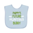 thumbnail image 1 of Inktastic Pappys Future Hunting Buddy Boys or Girls Baby Bib, 1 of 4